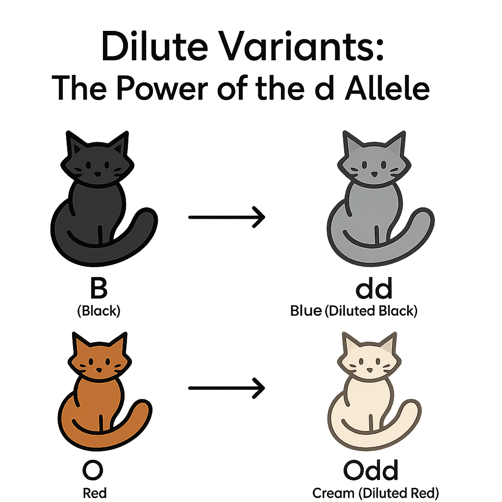 Dilute color variants